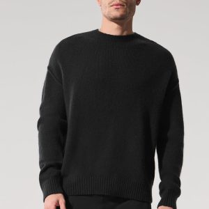 New Class Cashmere Crewneck Sweater - Black