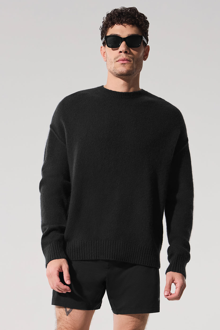 New Class Cashmere Crewneck Sweater - Black