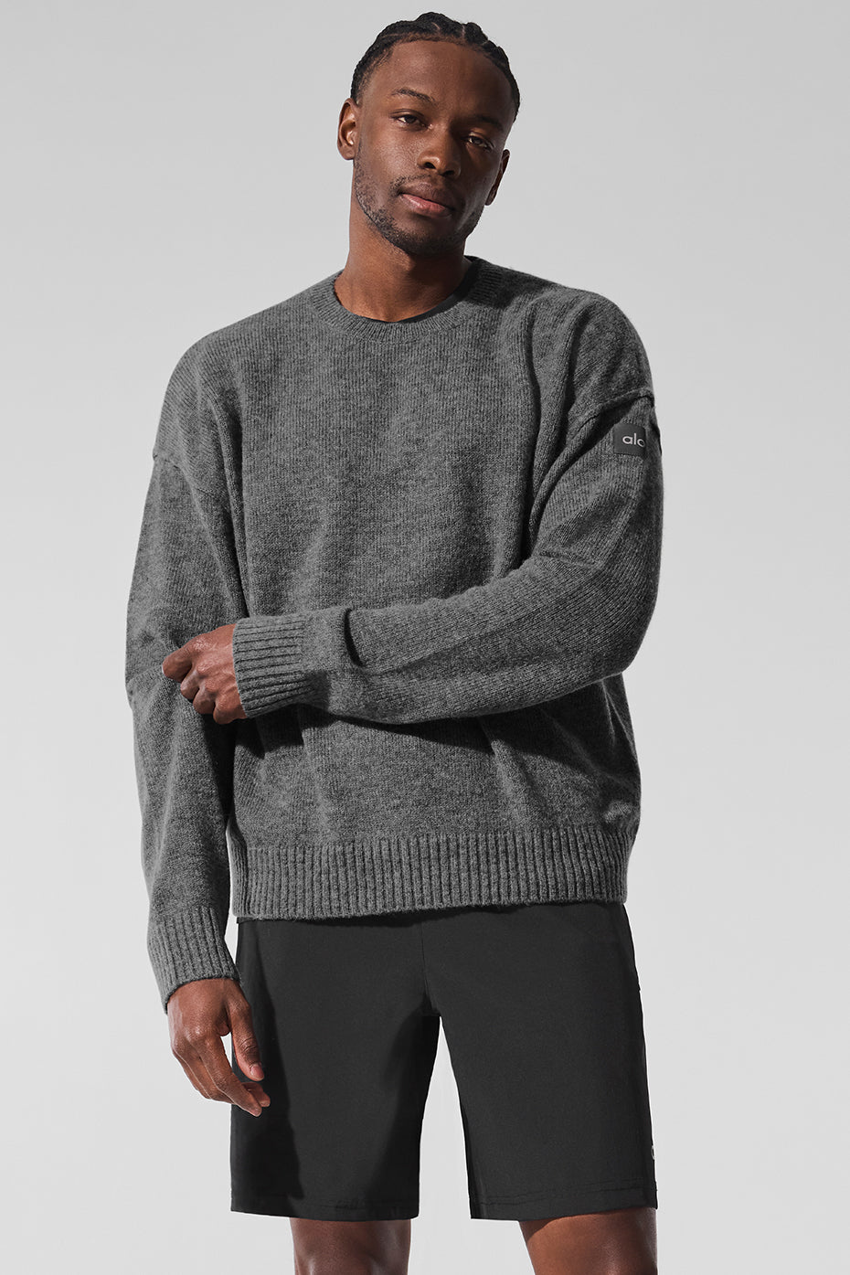 New Class Cashmere Crewneck Sweater - Platinum Grey