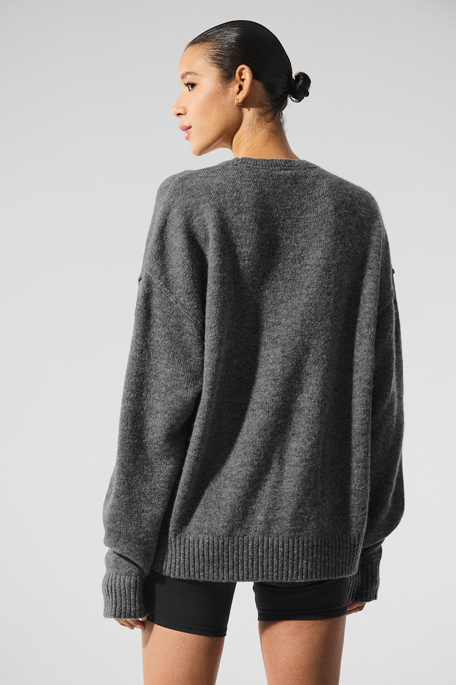 New Class Cashmere Crewneck Sweater - Platinum Grey - Image 3