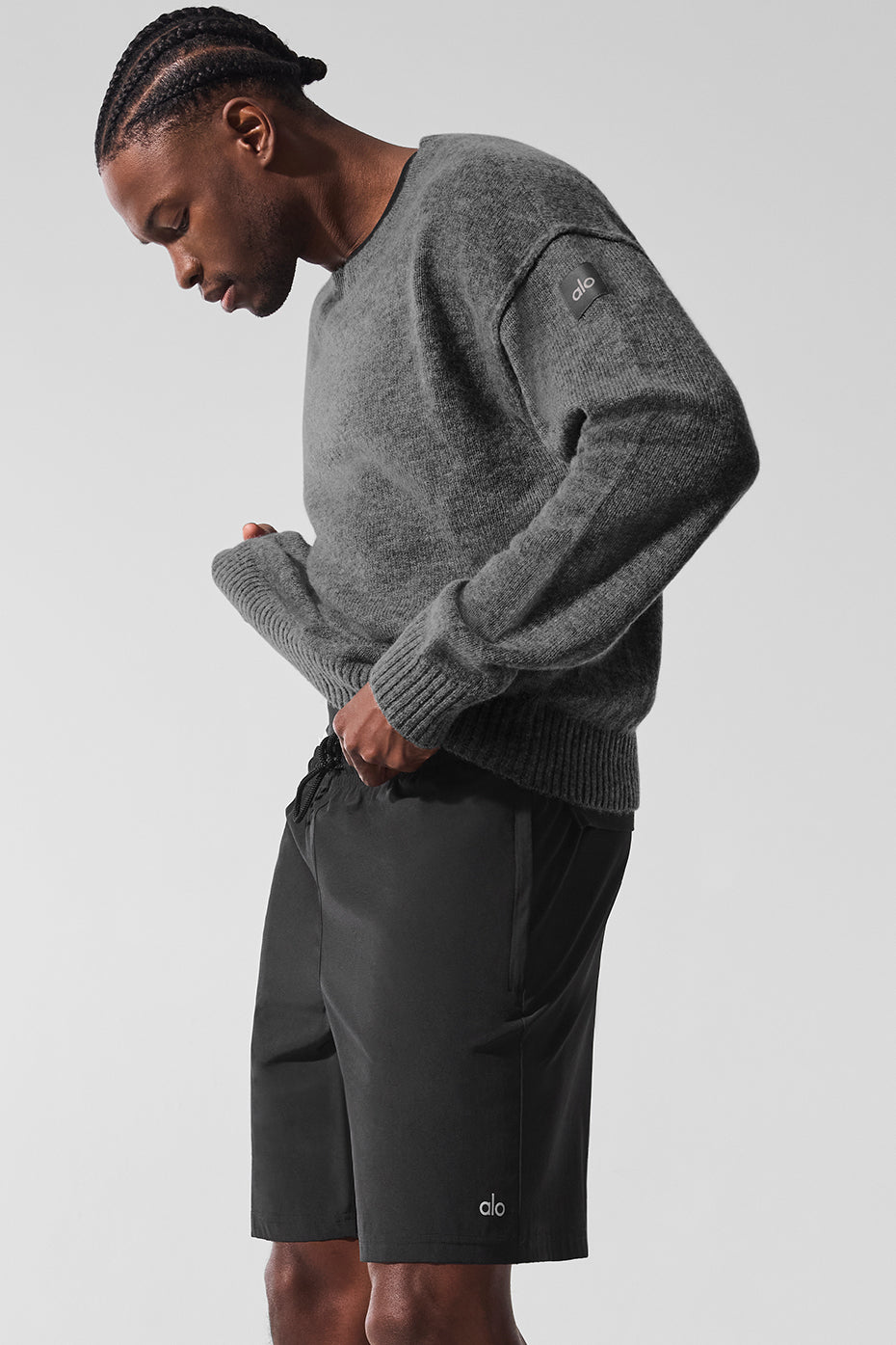 New Class Cashmere Crewneck Sweater - Platinum Grey - Image 4