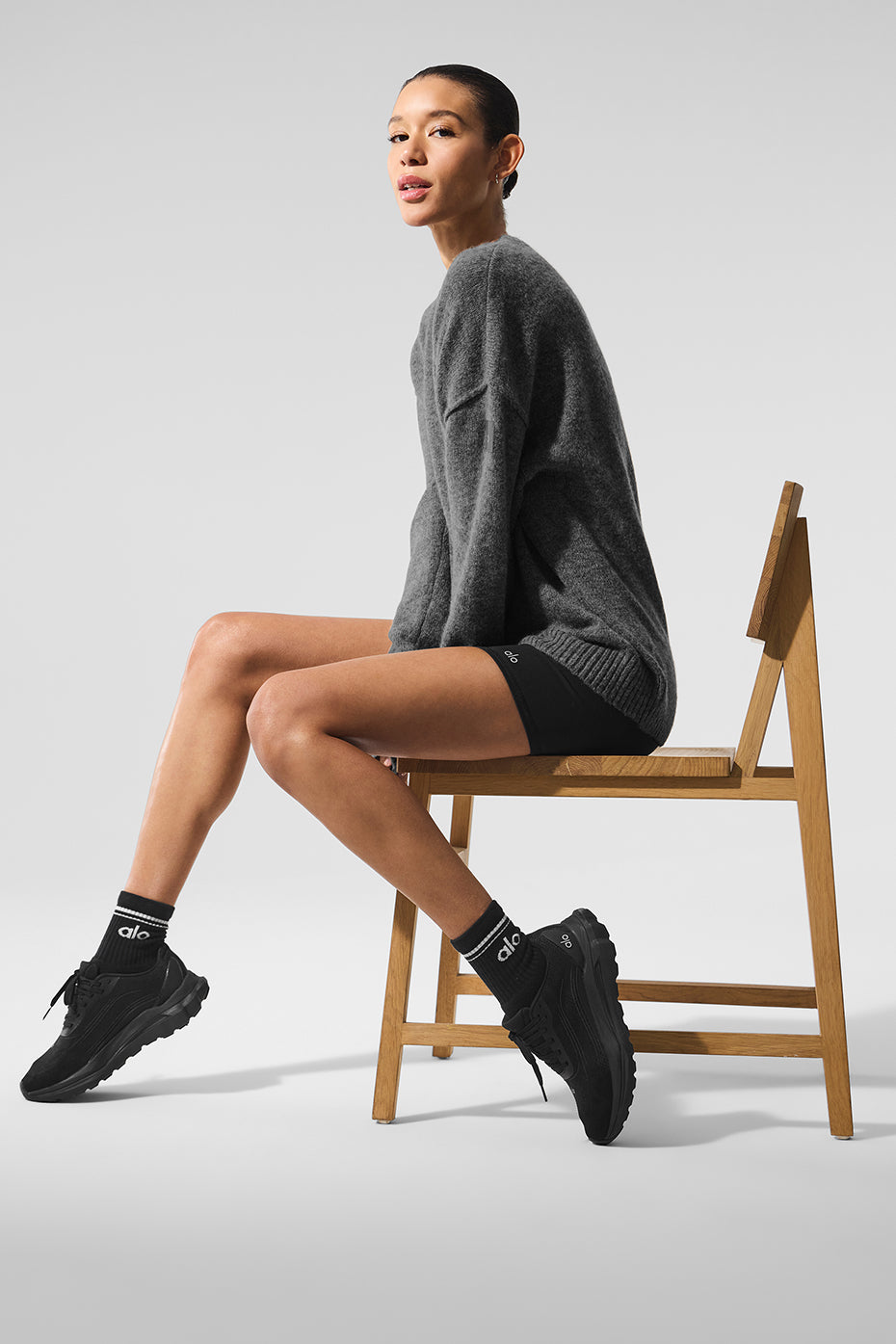 New Class Cashmere Crewneck Sweater - Platinum Grey - Image 4