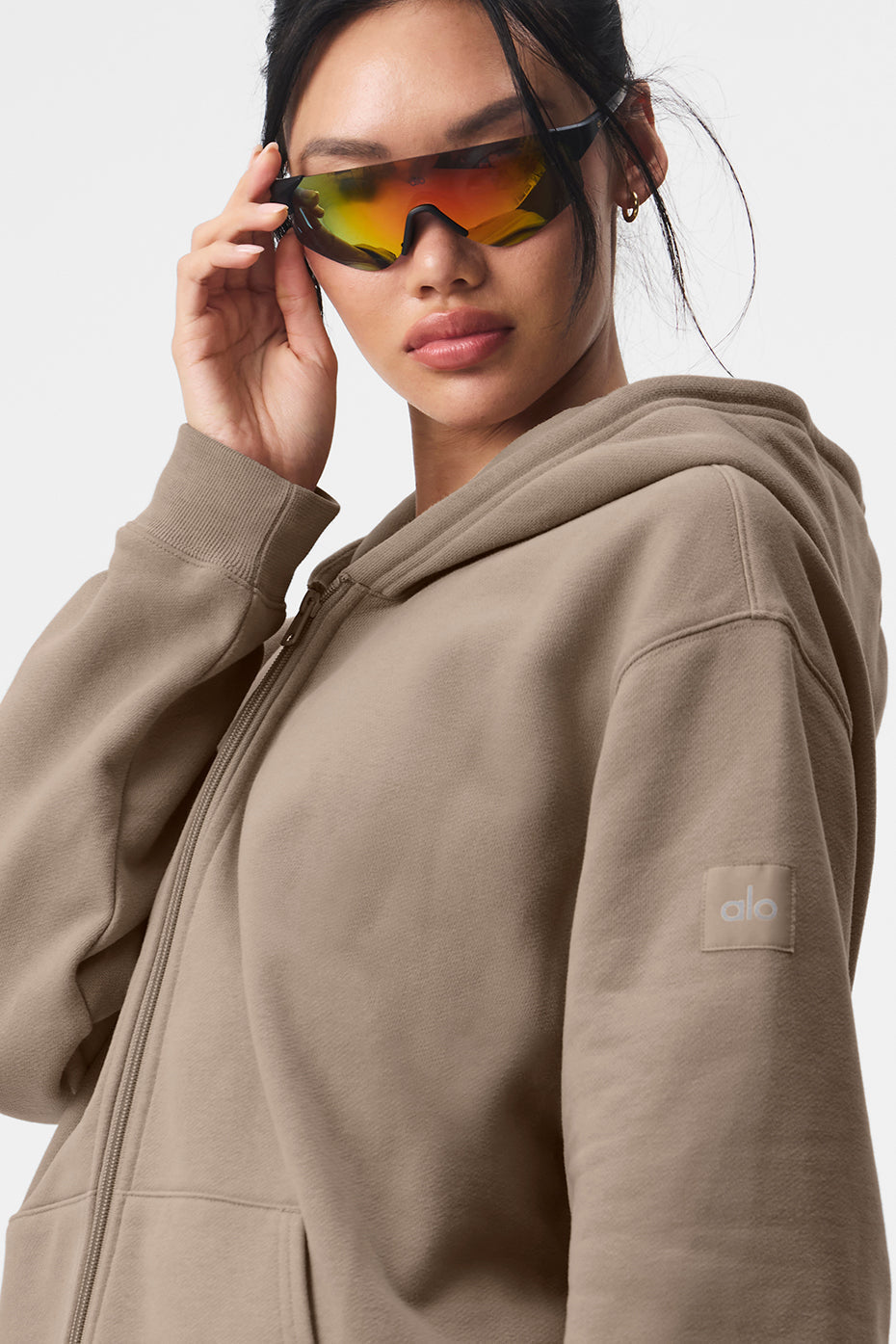 Renown Full Zip Hoodie - Gravel - Image 3