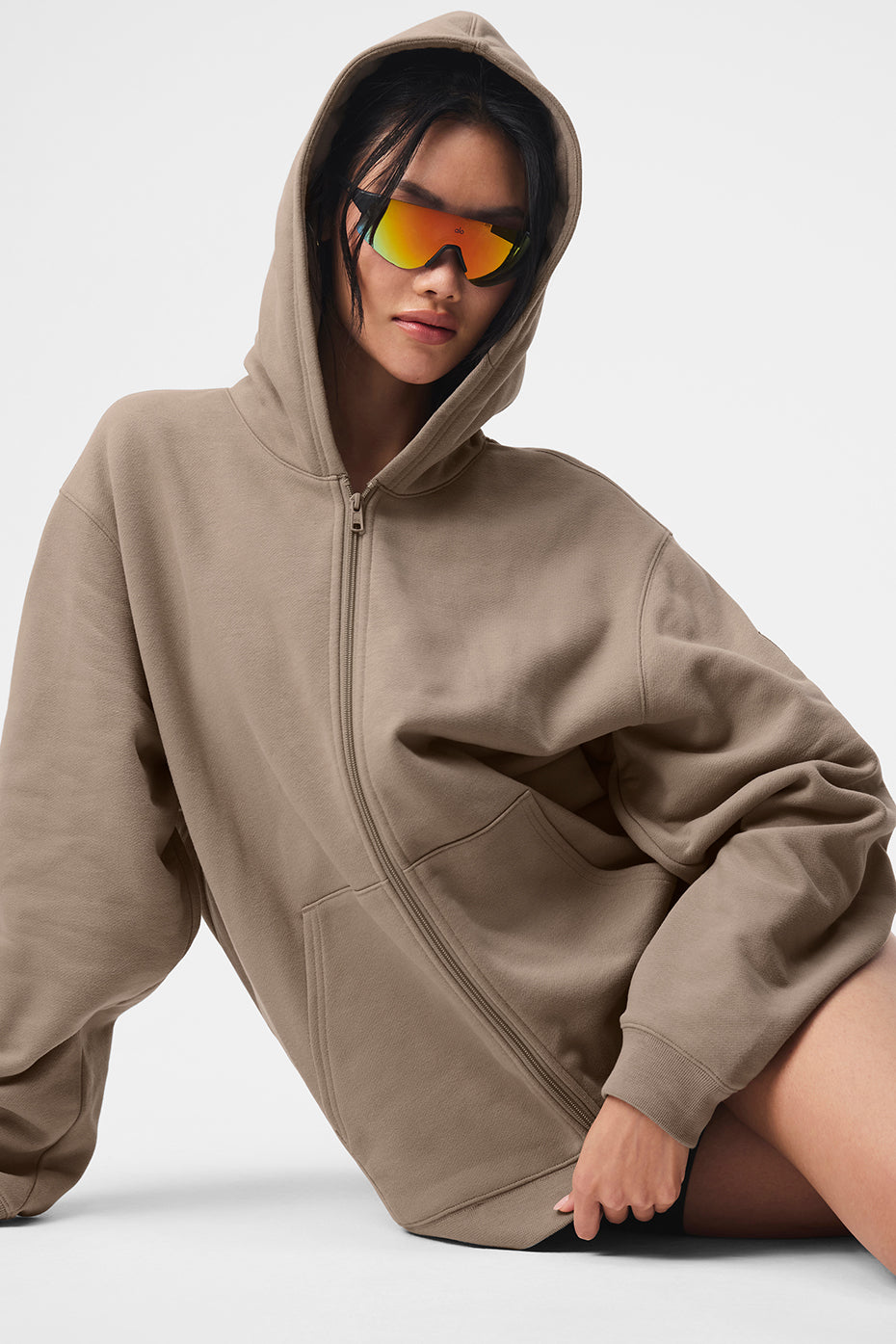 Renown Full Zip Hoodie - Gravel - Image 4