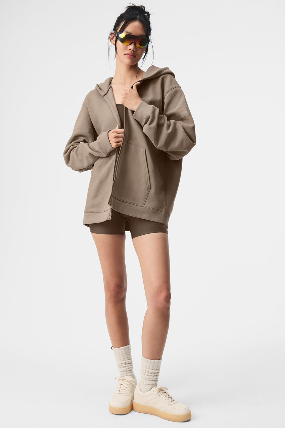 Renown Full Zip Hoodie - Gravel - Image 5