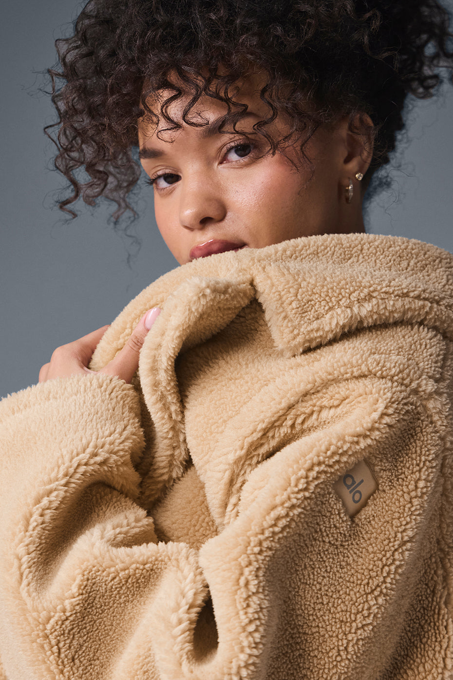 Oversized Sherpa Trench - Camel - Image 6