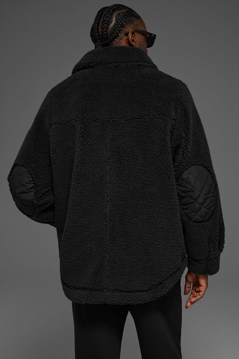 Sherpa Edge Shacket - Black - Image 3