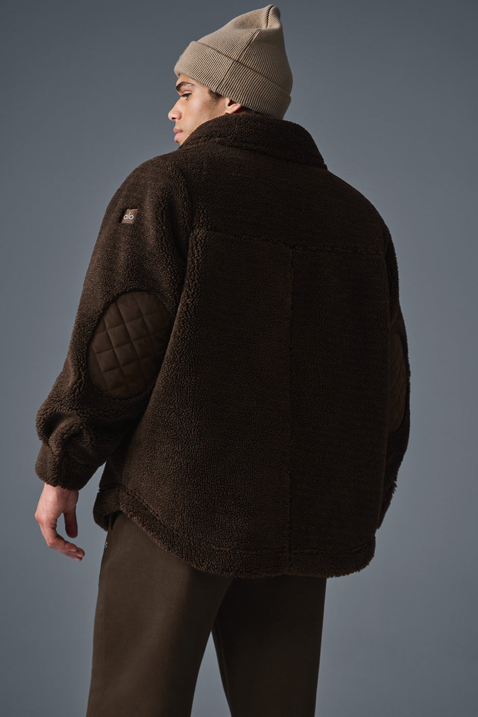 Sherpa Edge Shacket - Espresso - Image 2