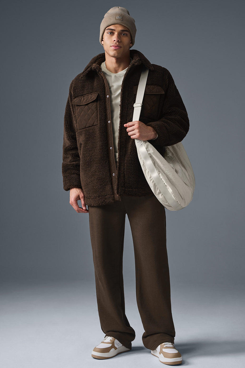 Sherpa Edge Shacket - Espresso - Image 5