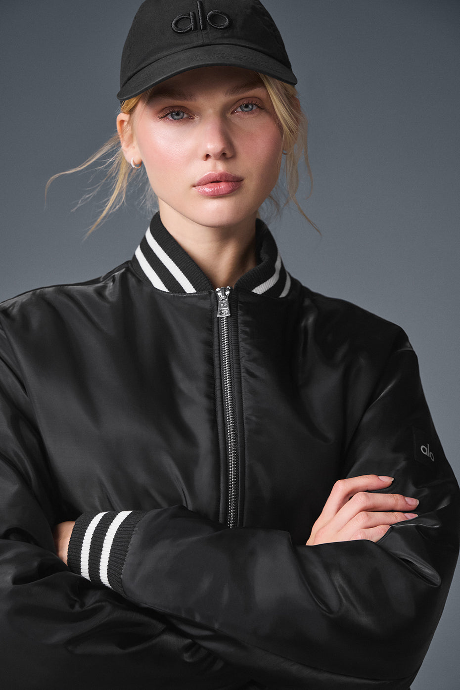 Afterglow Varsity Jacket - Black - Image 3