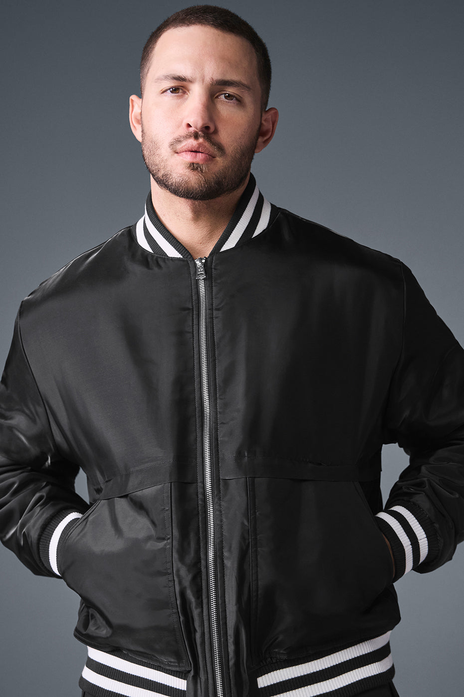 Afterglow Varsity Jacket - Black - Image 5