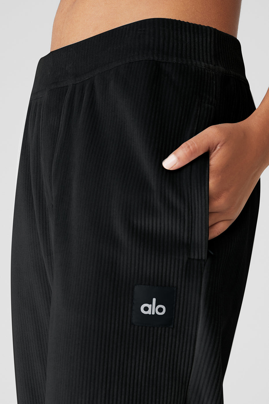 Velour Baller Pant - Black - Image 4