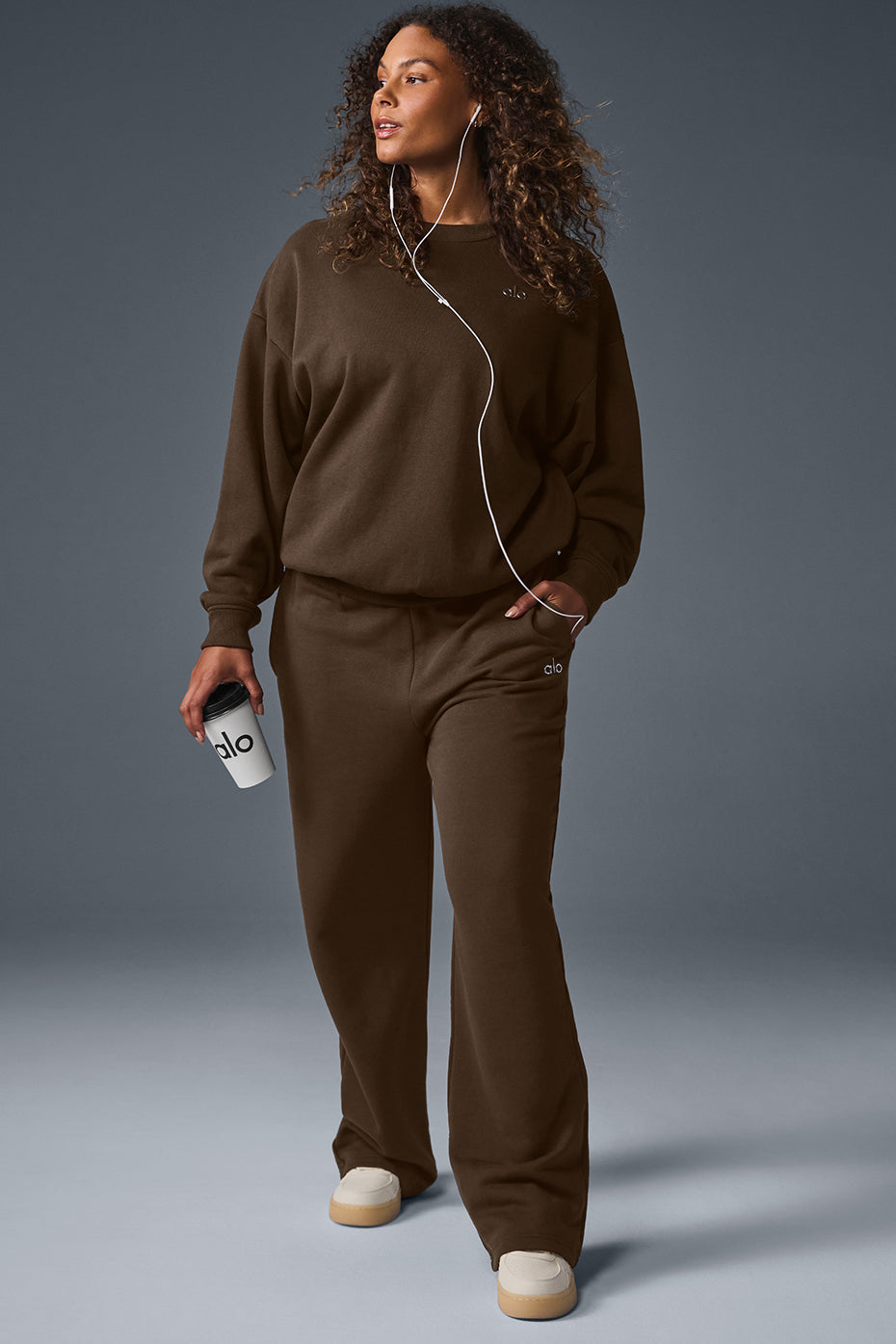 Accolade Straight Leg Sweatpant - Espresso - Image 9