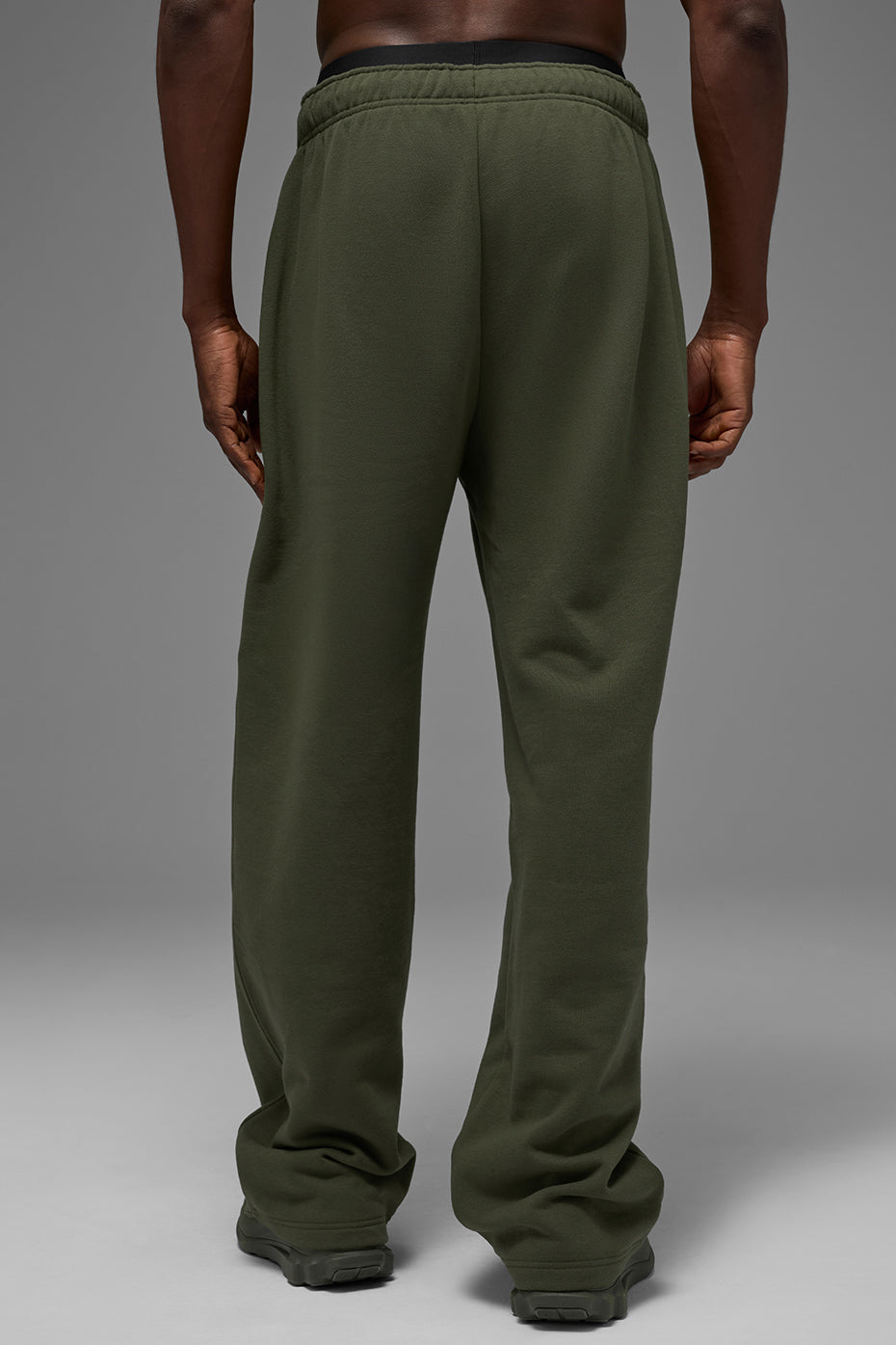 Accolade Straight Leg Sweatpant - Green Olive - Image 2