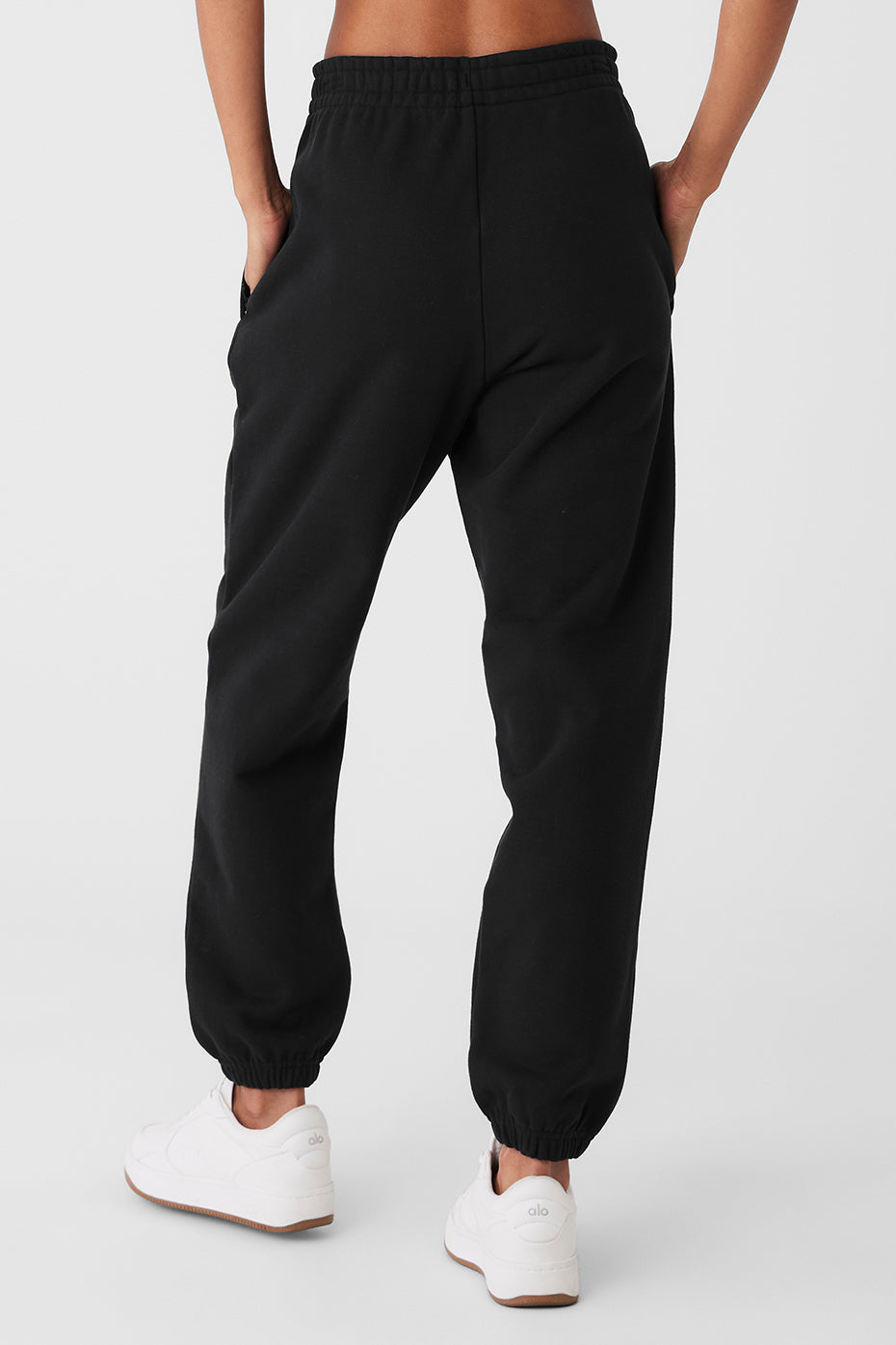 Cuffed Renown Heavy Weight Sweatpant - Black - Image 2