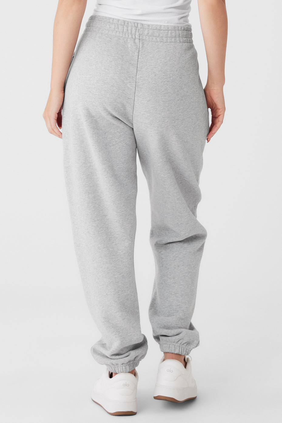 Cuffed Renown Heavy Weight Sweatpant - Athletic Heather Grey - Image 2