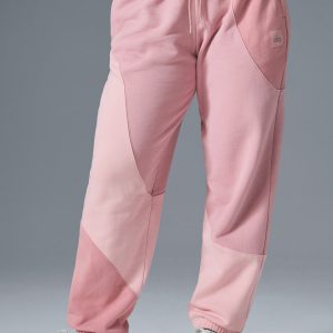 Make Waves Sweatpant - Sunset Pink Tonal