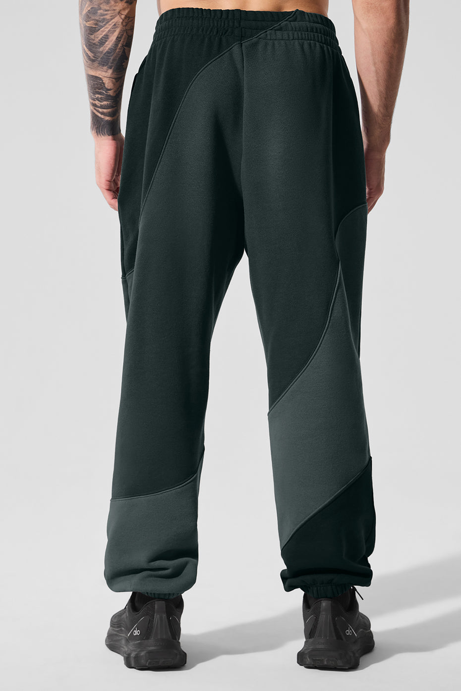 Make Waves Sweatpant - Charcoal Green Tonal - Image 2