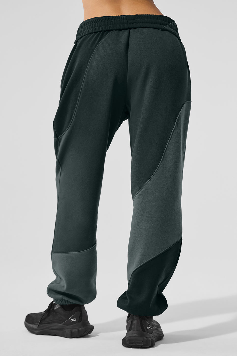 Make Waves Sweatpant - Charcoal Green Tonal - Image 2