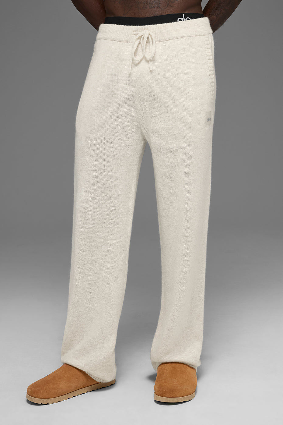 New Class Cashmere Sweatpant - Bone Heather