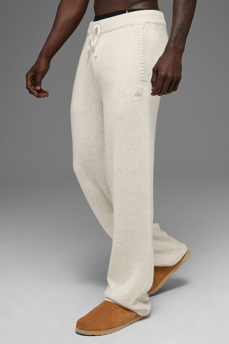 New Class Cashmere Sweatpant - Bone Heather - Image 4