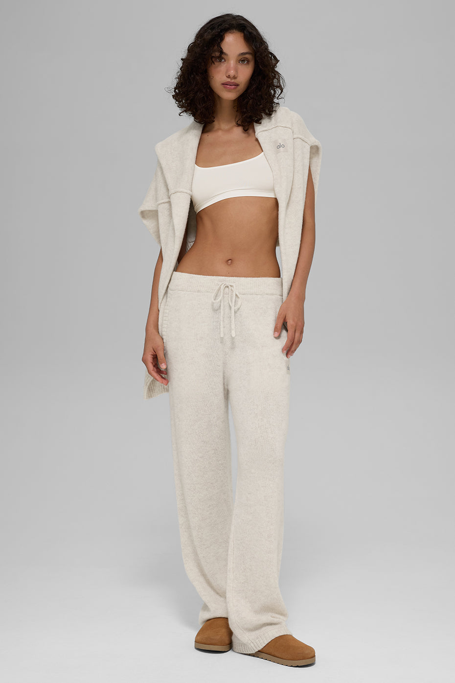 New Class Cashmere Sweatpant - Bone Heather - Image 5