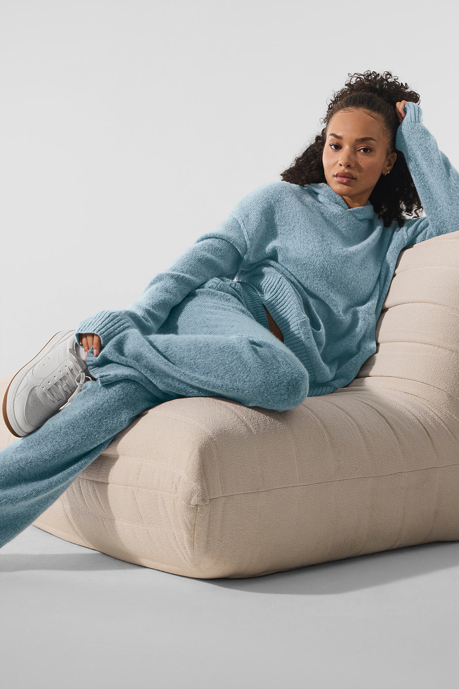 New Class Cashmere Sweatpant - Celestial Blue Granite Heather - Image 6