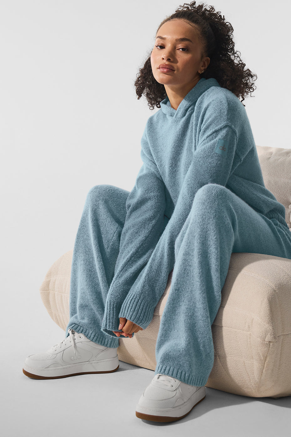 New Class Cashmere Sweatpant - Celestial Blue Granite Heather - Image 3