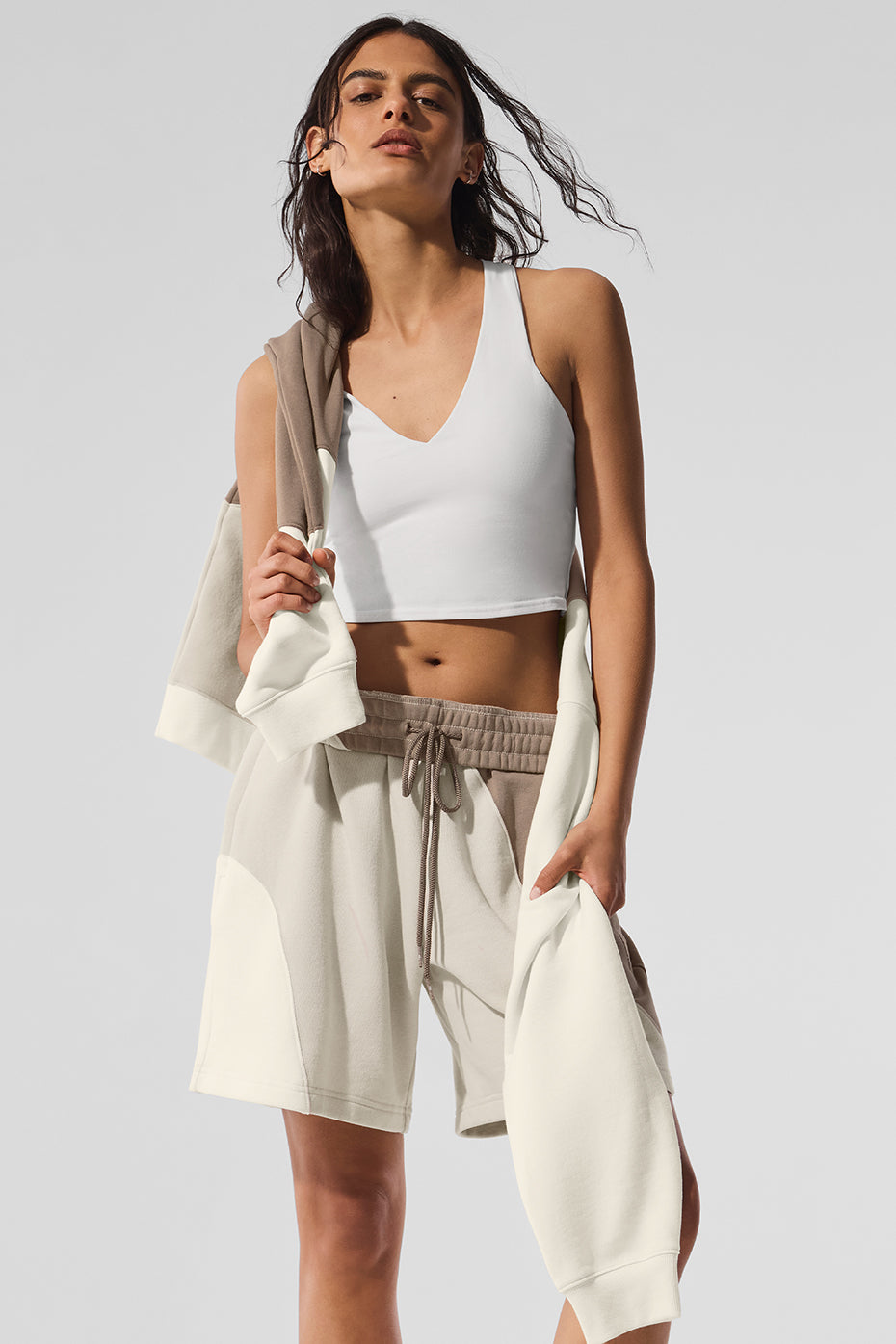 7 Make Waves Short - Ivory/Bone/Gravel - Image 4