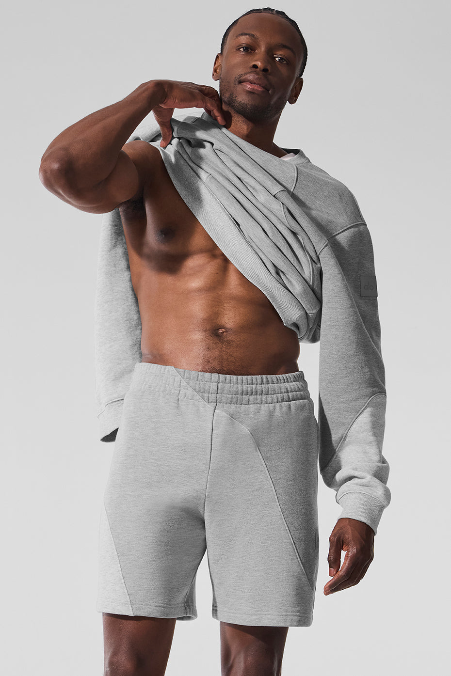 7 Make Waves Short - Athletic Heather Grey Tonal - Image 5