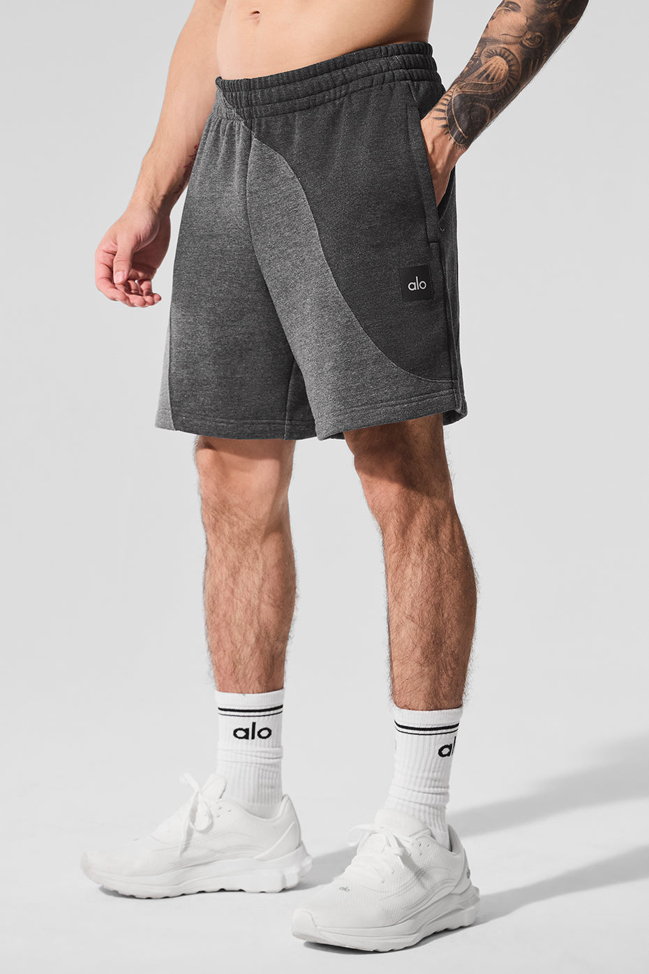 7 Make Waves Short - Dark Heather Grey Tonal - Image 4