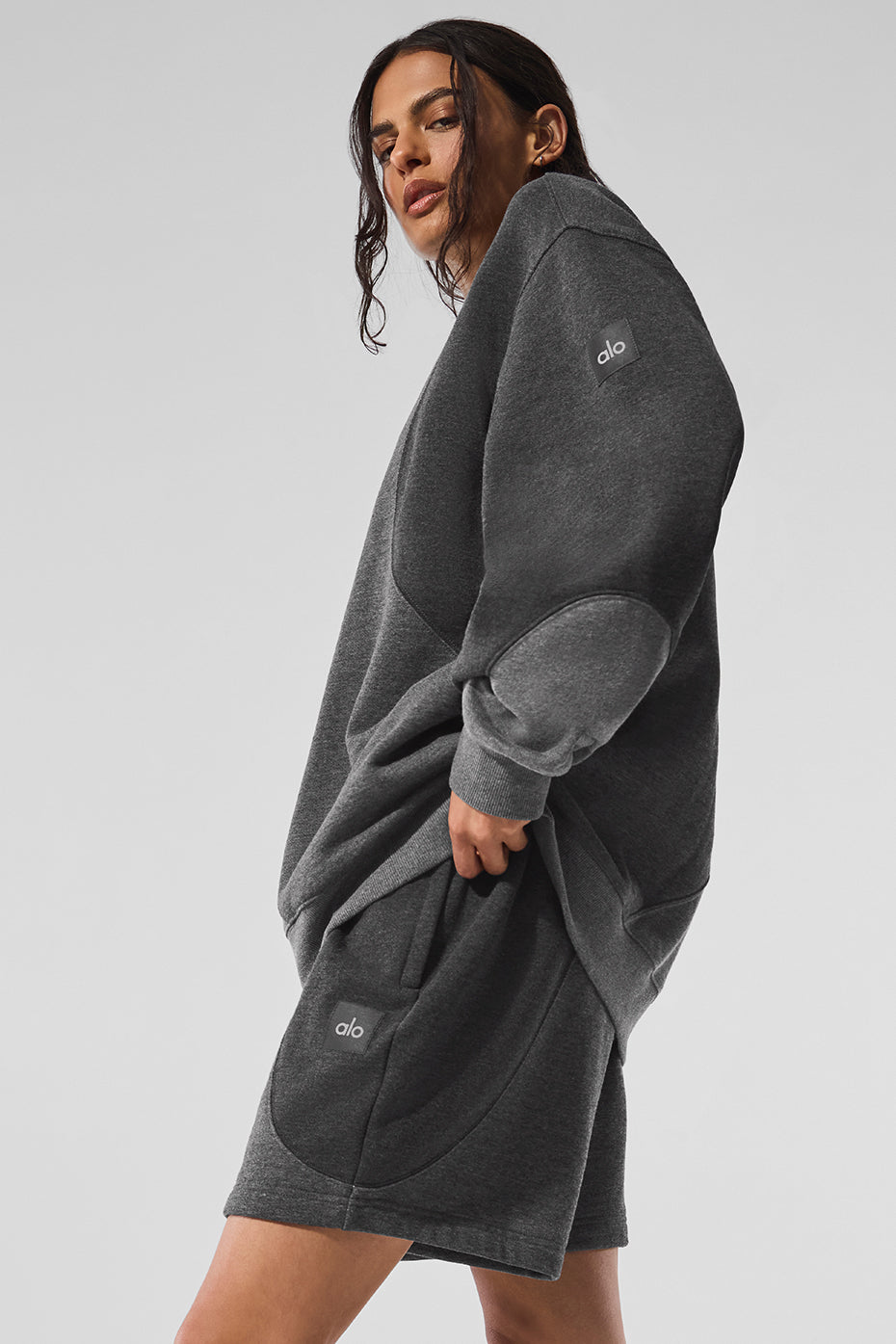 7 Make Waves Short - Dark Heather Grey Tonal - Image 5