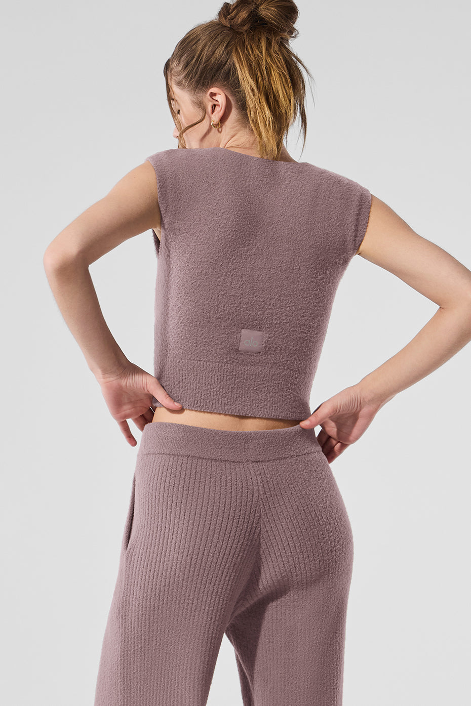 Snuggle Up Sweater Short Sleeve - Mushroom - Image 3