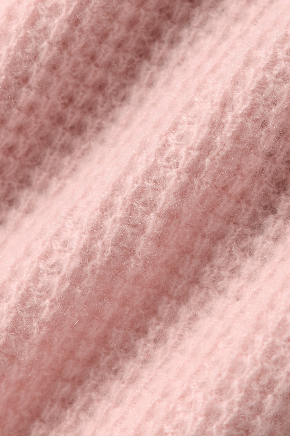 Cashmere Plush Waffle Polo Tee - Pink Quartz - Image 7