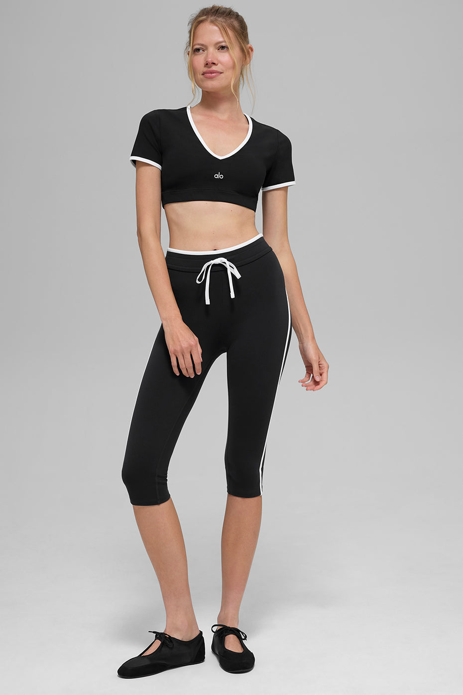 Airbrush Race Pace Short Sleeve - Black/White - Image 4