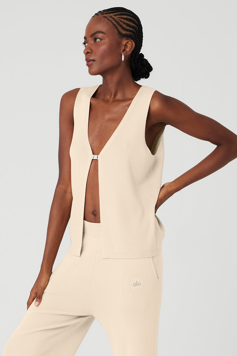 Knit Salana Tank - Macadamia - Image 3