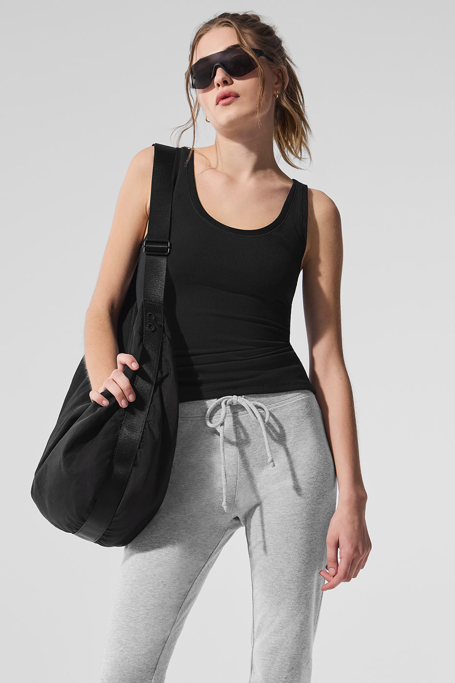 Ribbed Mesh Secret Tank - Black - Image 4