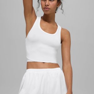 Mesh Front Runner Tank - White
