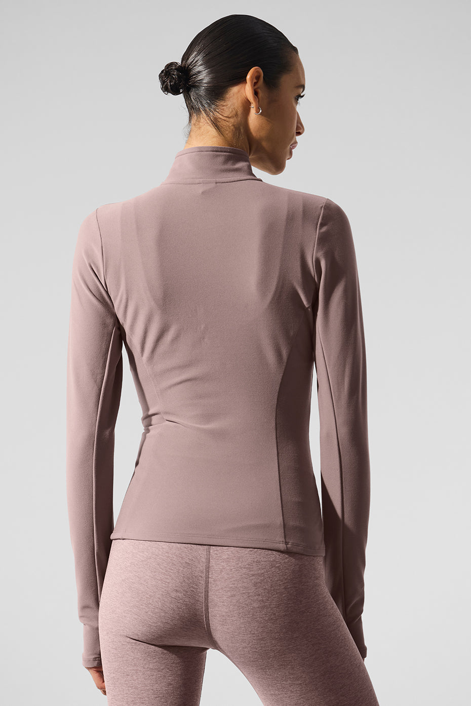 Alosoft 1/2 Zip Rapid Pullover - Mushroom - Image 3