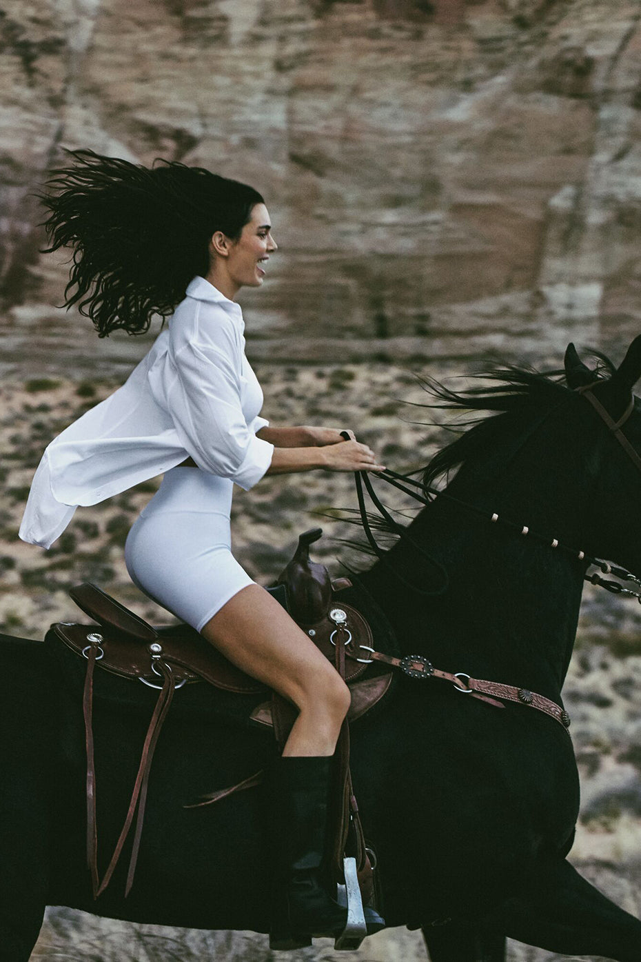 Dreamscape Button Down Long Sleeve - White