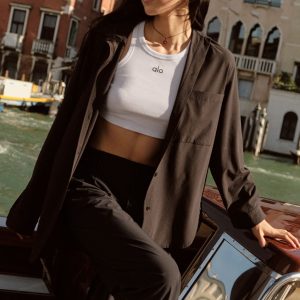 Dreamscape Button Down Long Sleeve - Black