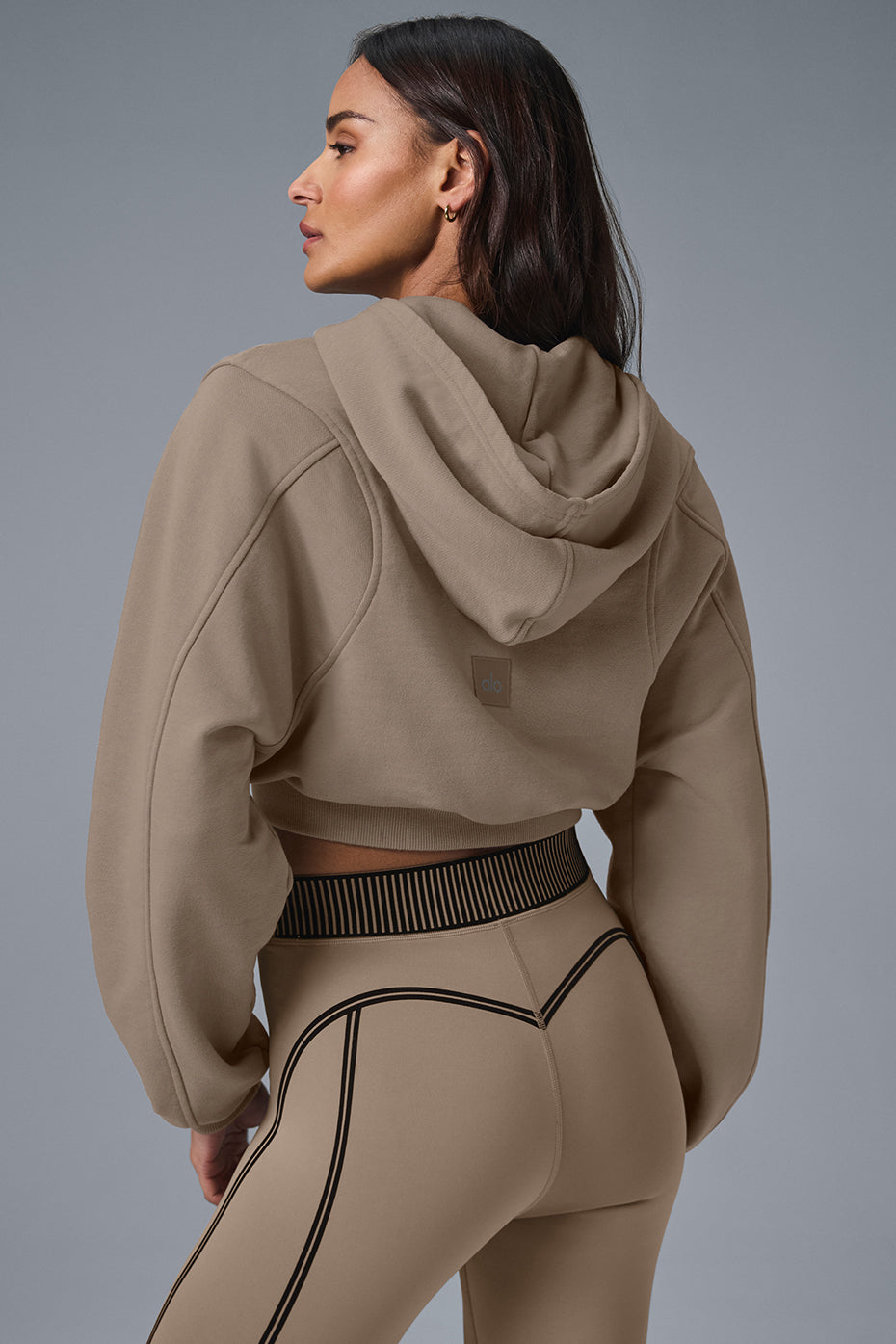 Sweet Escape Zip Up Hoodie - Gravel - Image 3