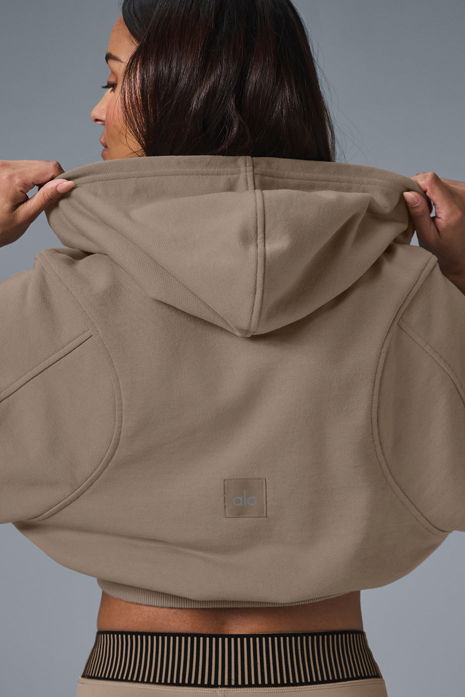 Sweet Escape Zip Up Hoodie - Gravel - Image 5