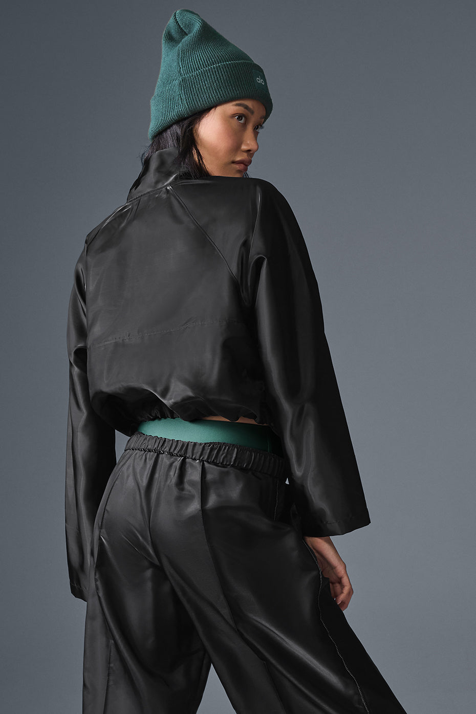 Cropped Afterglow Pullover - Black - Image 3