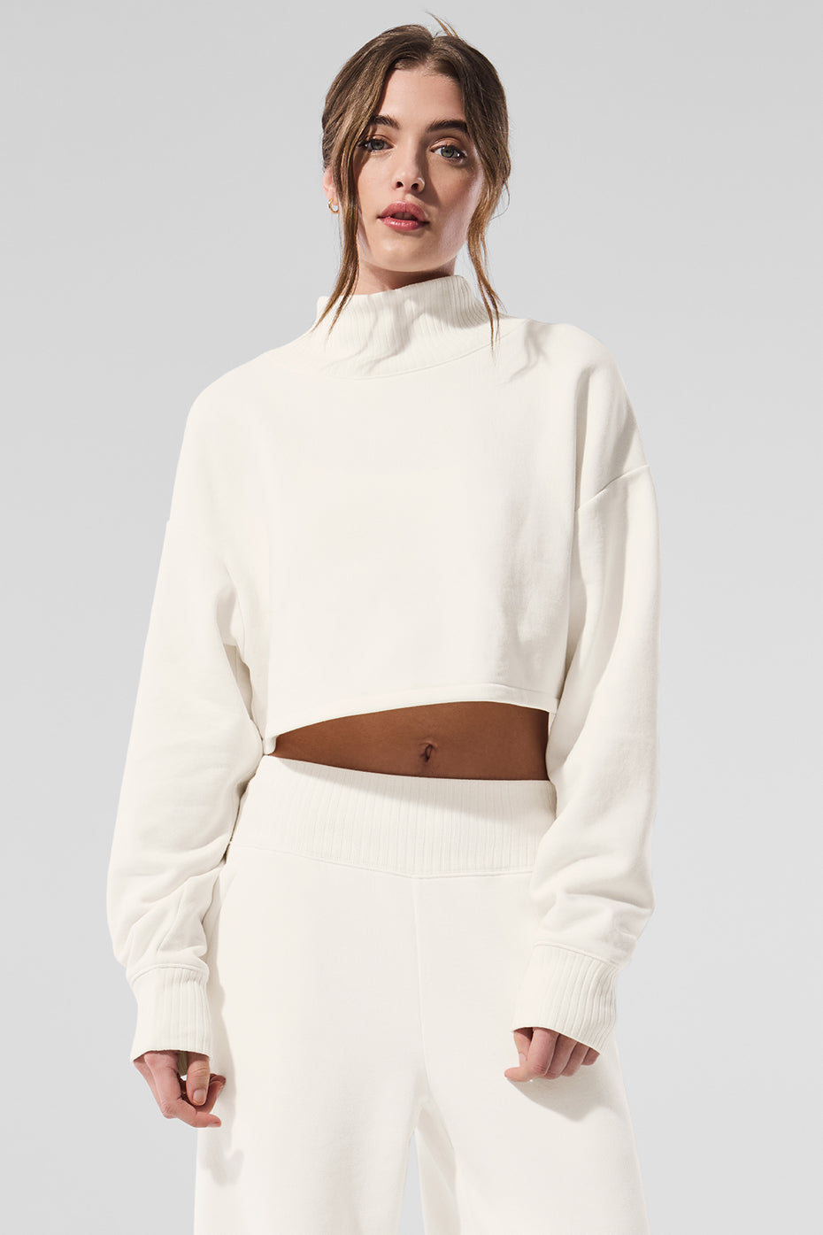 Cropped Serenity Coverup - Ivory - Image 4