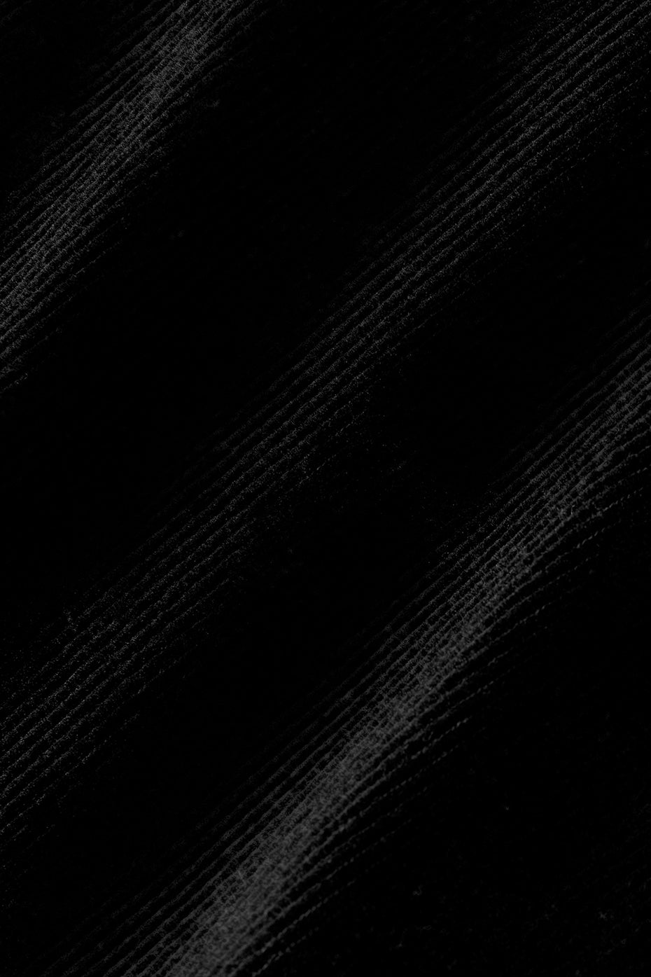 Micro Corduroy Cropped Dreamer Button Down - Black - Image 6