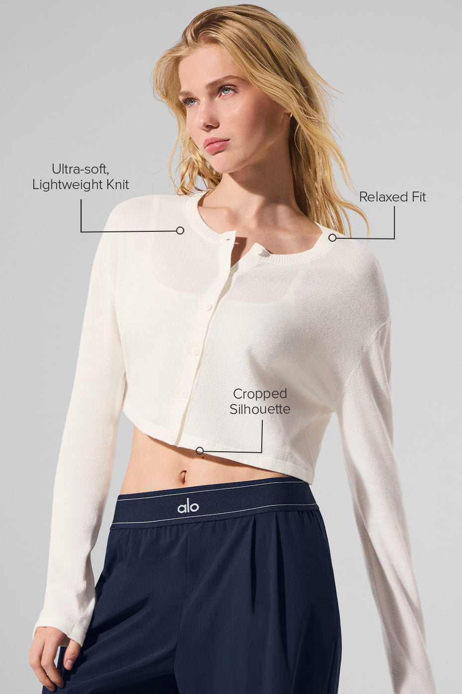 Supernatural Sweater Cardigan - Ivory - Image 2