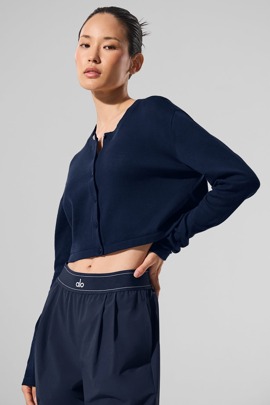 Supernatural Sweater Cardigan - Navy - Image 5