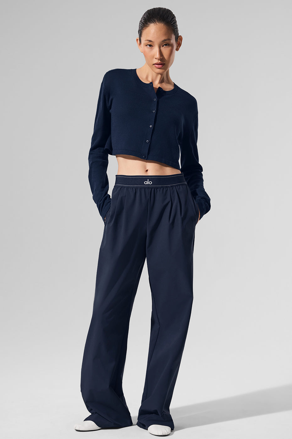 Supernatural Sweater Cardigan - Navy - Image 6