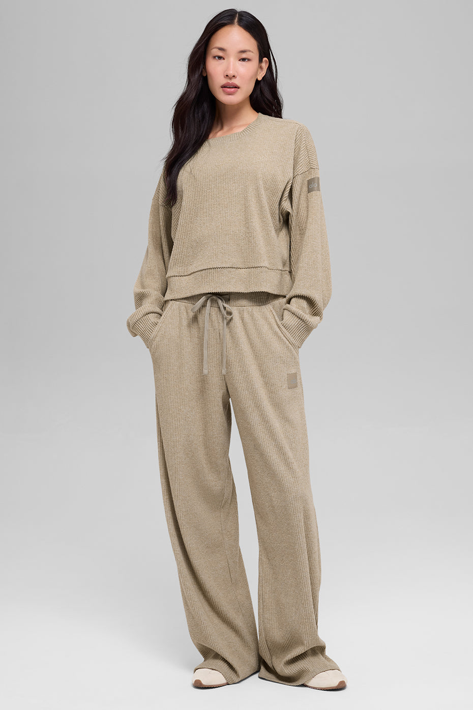 Muse Crew Neck Pullover - Gravel Heather - Image 6